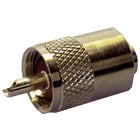 2 x Plug PL259 6mm MALE UHF 50 ohm COAX PLUG (6mm) PACK OF 2