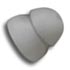 ER88-18D Gray 2-flange eartips (large)