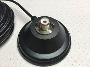 Pigmy Small 100mm 4" Magnetic Mount SO-239 Fitting Rubber Boot for CB & HAM