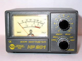 SWR ZETAGI HP201 SWR/PWR METER 2KW ,3-200MHZ