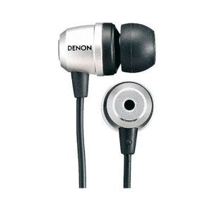 Denon AH-C551 Inner Ear Stereo Headphones Colour SILVER