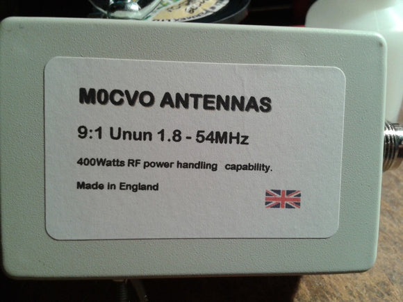 9:1 UNUN 400 Watts 1.8-54MHz