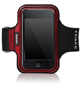 RED UNIEA SPORTS ARMBAND FOR APPLE IPHONE
