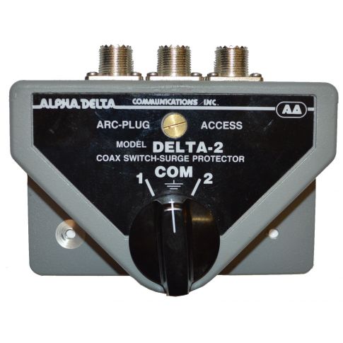 Alpha Delta 2 Coaxial Switch 2 way antenna position SO-239 switch