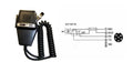 CRT 520 P6 6 pin CB Microphone
