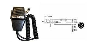 CRT 520 P6 6 pin CB Microphone