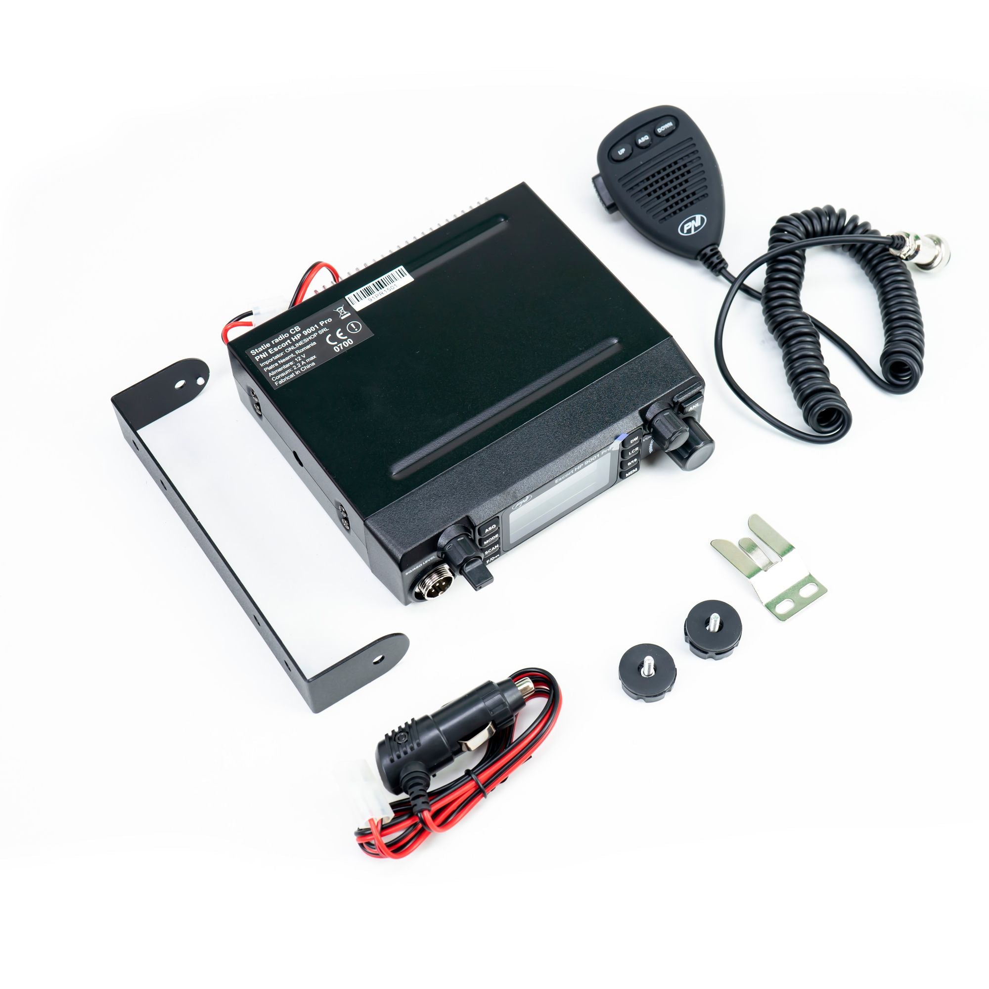 PNI ESCORT HP 9001 PRO ASQ 12v 24v CB Radio UK EU