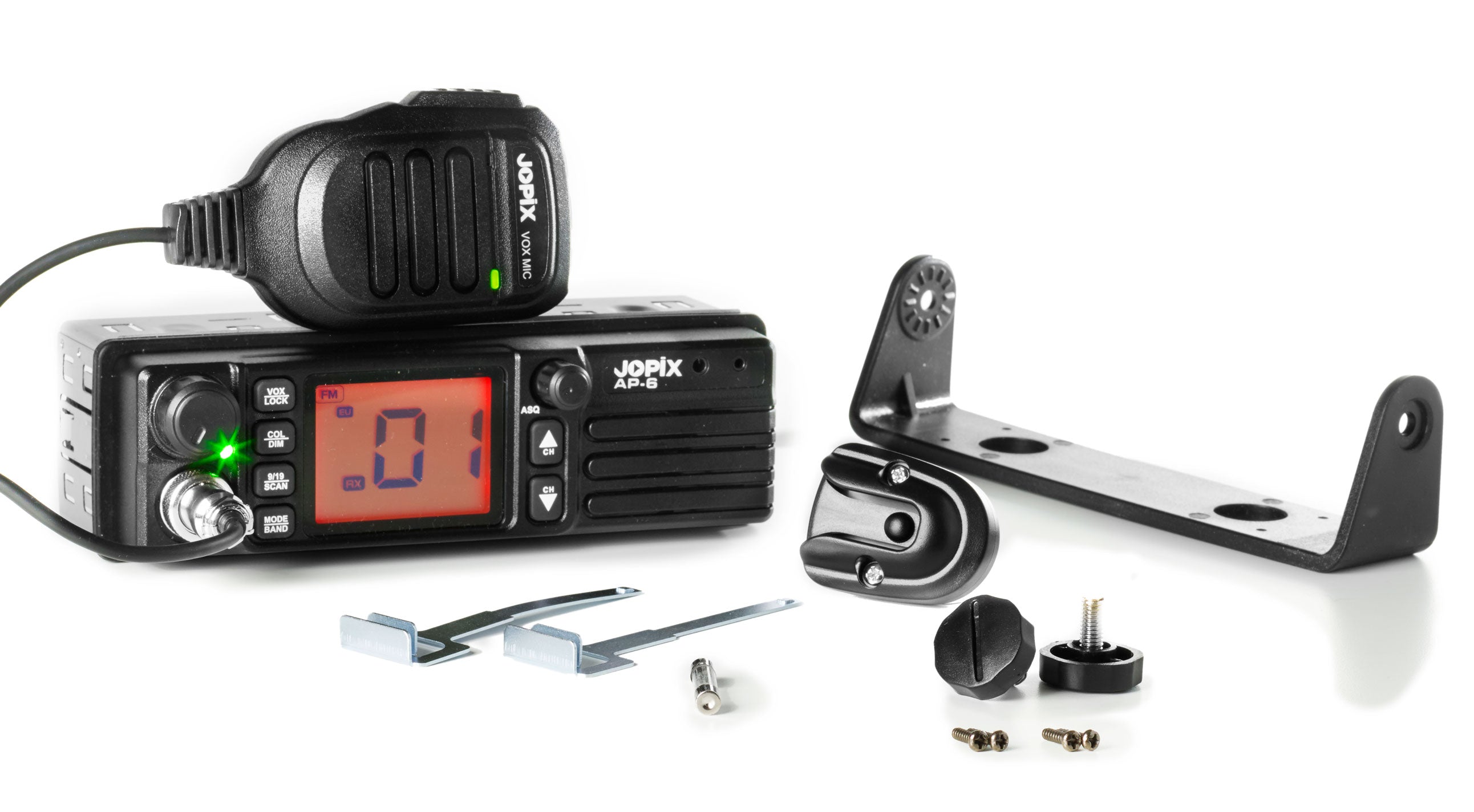 JOPIX AP-6 CB Radio Multi Mobile Transceiver Front Speaker & Din Case