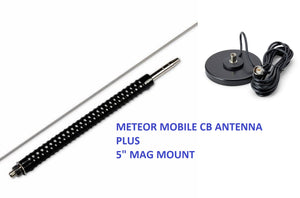 METEOR MOBILE CB ANTENNA AERIAL PLUS 5 INS MAG MOUNT