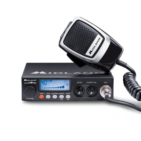 MIDLAND 78 PRO MULTI CHANNEL WITH AM/FM,12V CB RADIO