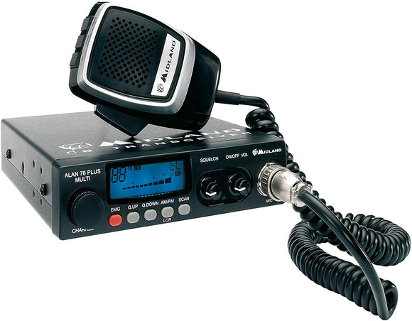 MIDLAND ALAN 78 PLUS 12V Multi Standard UK EU CB Radio