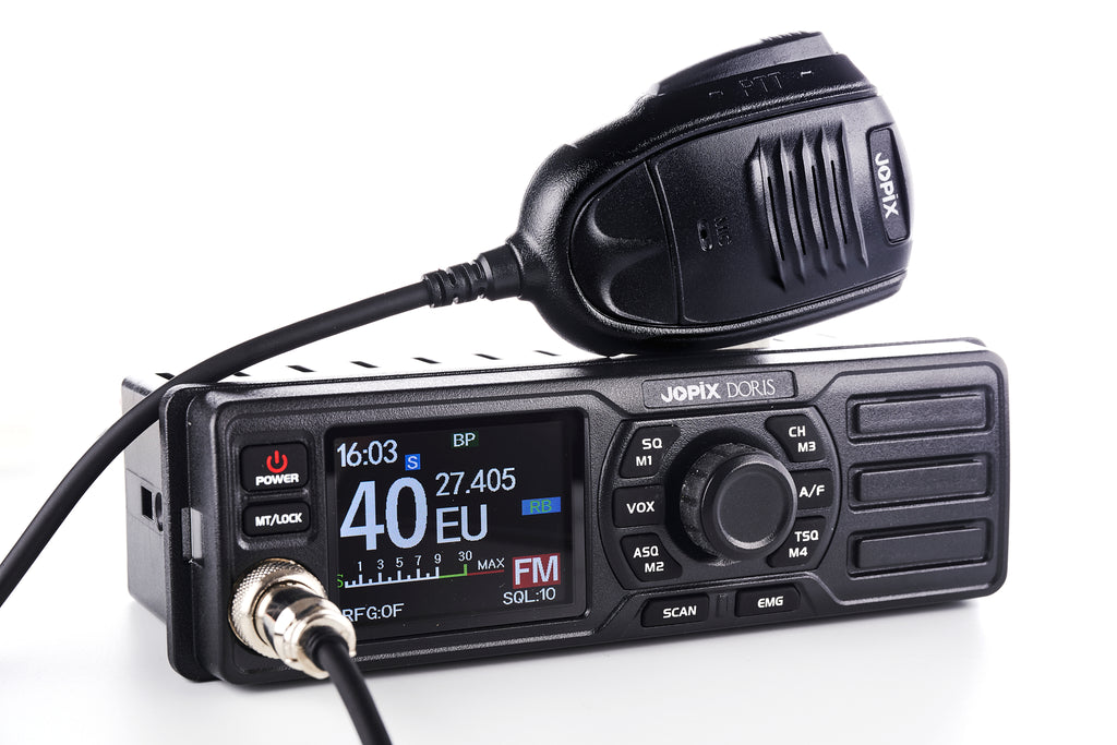ANYTONE JOPIX DORIS CB RADIO FRONT SPEAKER+ ARTICULATED SUCKER MOUNT