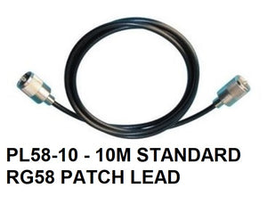 PL58 10 - 10M STANDARD RG58 PATCH LEAD