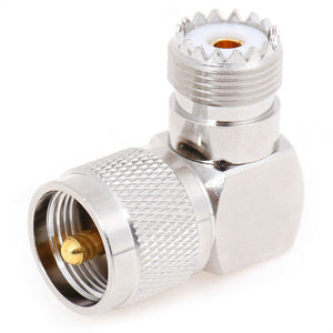 NTYPE Male TO SO239 ADAPTER RIGHT ANGLE 90 Degree RF Connector Adapter
