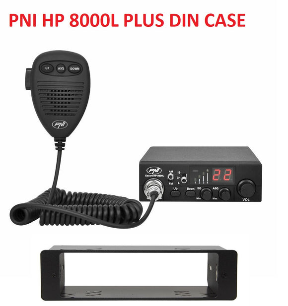 PNI Escort HP 8000L Multi Standard UK EU CB Radio PLUS DIN CASE