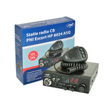 CB Radio PNI Escort HP 8024 ASQ Power Supply 12V-24V + PNI Headset HF11