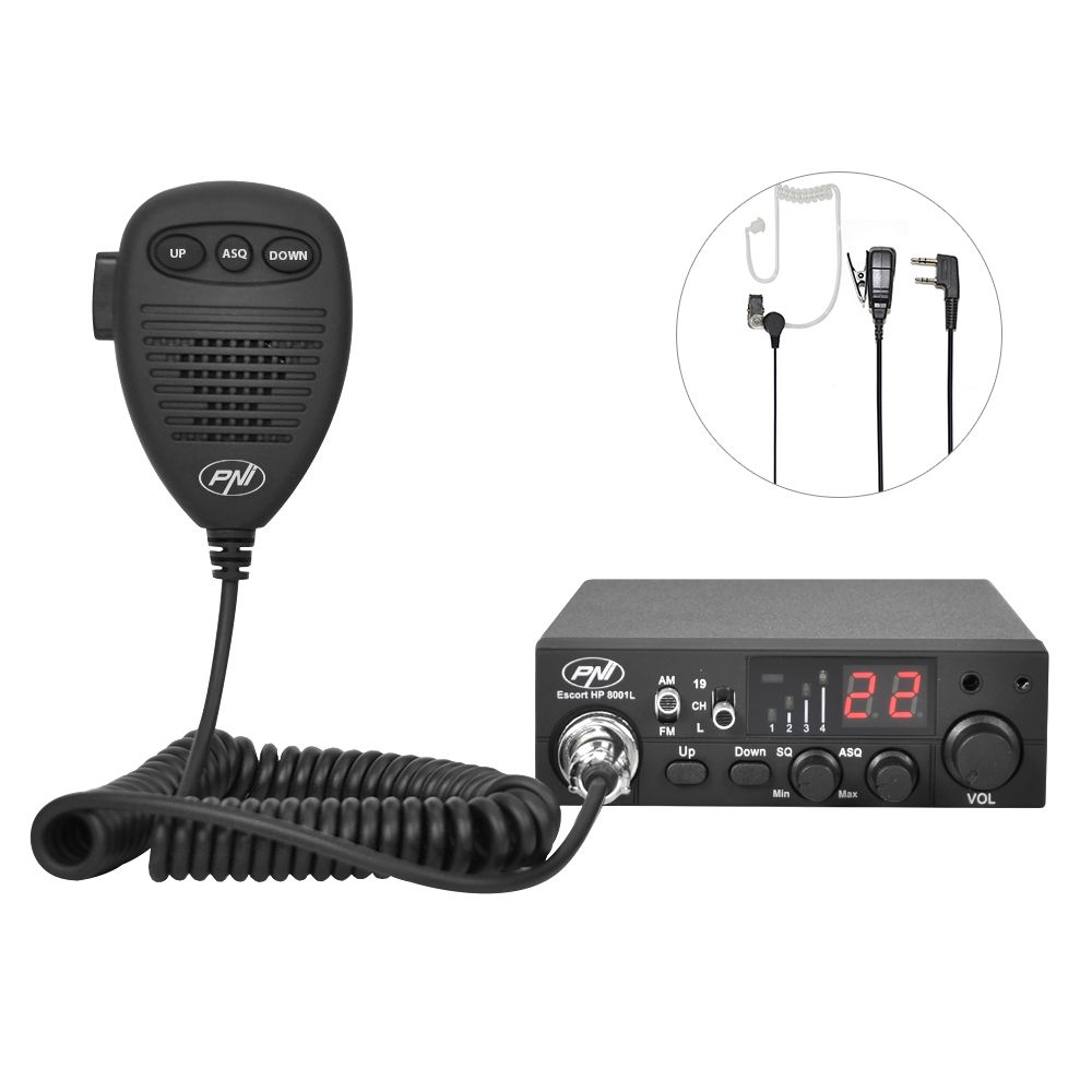 PNI ESCORT HP 8001L ASQ CB Bluetooth Radio
