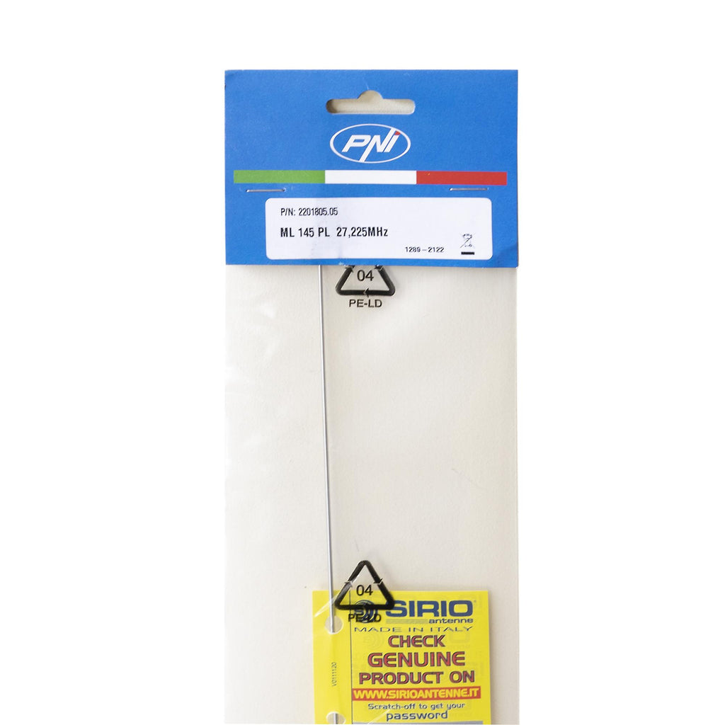 CB PNI antenna by Sirio ML145 with PL thread, length 145 cm, 27 - 28.5 MHz, 900W