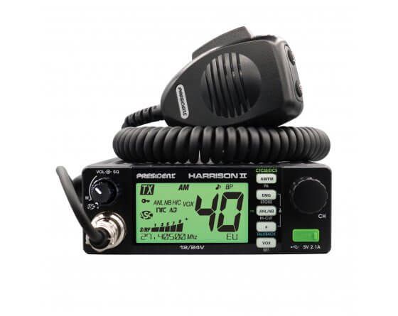 PRESIDENT HARRISON II AM/FM MOBILE CB TRANSCEIVER