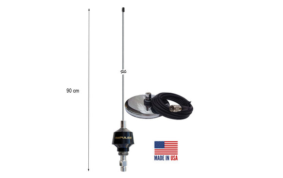 PROCOMM IMP 3000 with mag mount CB Mobile Antenna – P J Box