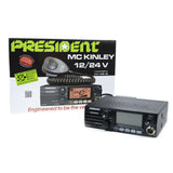 President McKinley AM FM LSB UK 40 CB RADIO HAM 10M 11M 12M MULTIMODE 12v 24v RADIO