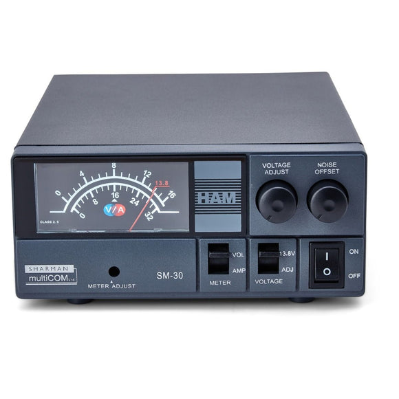 SHARMAN SM-30 20-30AMP SWITCH MODE POWER SUPPLY PSU Ham CB Radio