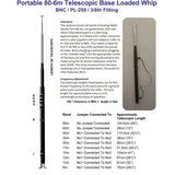 SPX-100 9 BAND PLUG N GO HF PORTABLE ANTENNA
