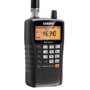 Uniden Bearcat UBC 75 XLT Airband Marine 300 Channel VHF UHF Handheld Scanner