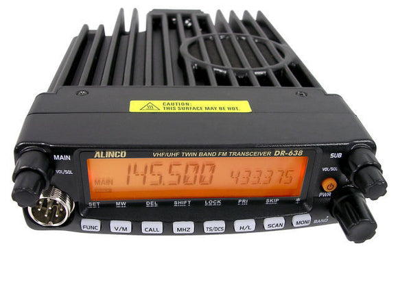 Alinco DR 638H VHF UHF Mobile FM Transceiver
