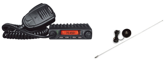 ANYTONE AT-779 15W 4M MOBILE TRANSCEIVER HAM RADIO + PC CABLE 66-88MHZ 4M 70MHZ + MAG 4M