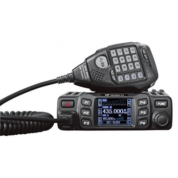 CRT Micron Dual Band Radio VHF/UHF 2m 70cm MOBILE RX/TX : 144 146 MHz  430 440 MHz