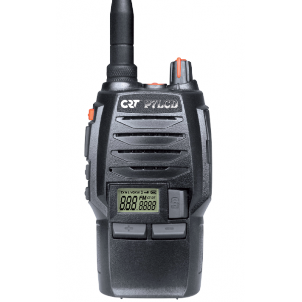 CRT P7 LCD PMR 446 Handset Radio FREE Microphone Earphones