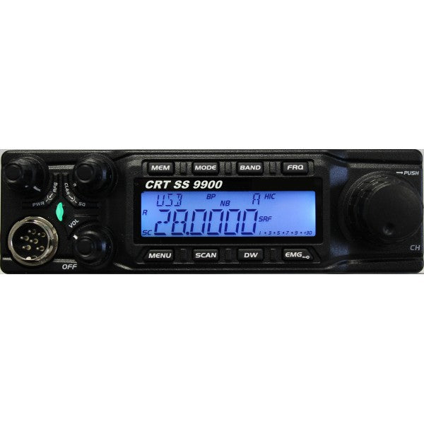 CRT SS 9900 V Ham Radio CB + CABLE & SOFTWARE 10 11 12m BANDS SS SUPERSTAR