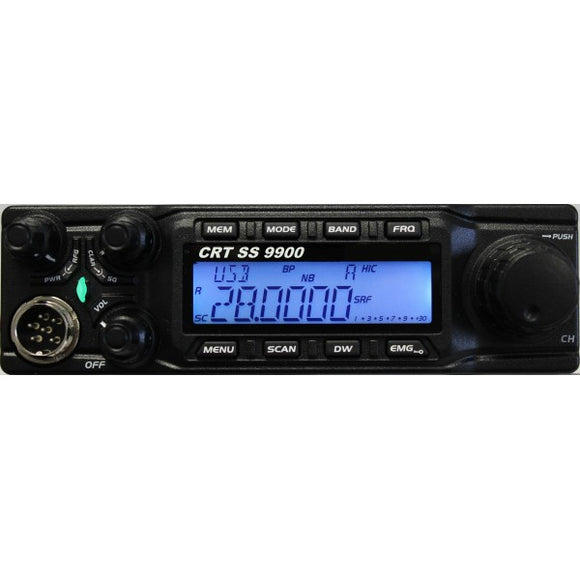 CRT SS 9900 V Ham Radio CB + CABLE & SOFTWARE 10 11 12m BANDS SS SUPERSTAR