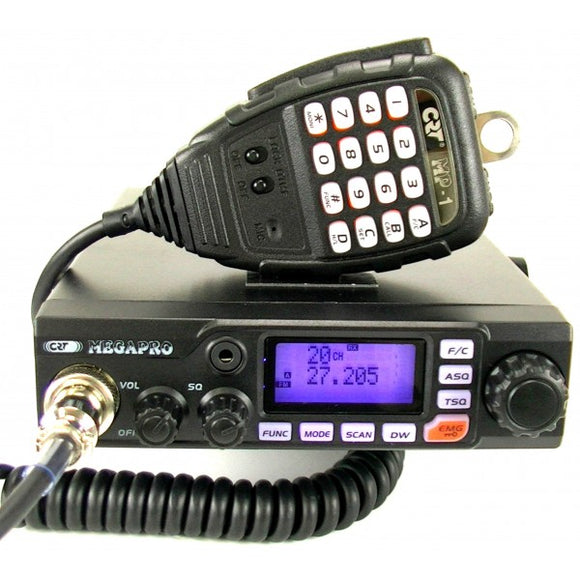 CRT MEGAPRO CB Radio 80 Channels 12 24 VOLTS