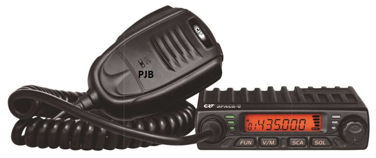 CRT SPACE - U UHF Mobile Radio PRE PROGRAMMED FOR 446 FREE