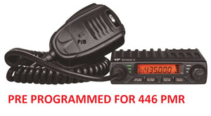 CRT SPACE U UHF Radio 400 470 mHz 446 PMR PROGRAMMED FOR 446 + Sirio 440 ANTENNA