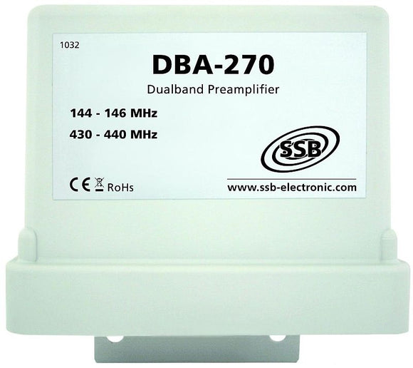 DBA 270 Dual band pre amplifier 2m 70cm 144-146  430-440