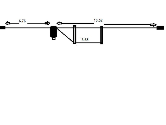 M0CVO HW-42HP Off Centre Fed Dipole