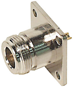 N TYPE CHASSIS MOUNTING FEMALE SOCKET SQUARE