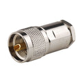 PL259 6C 6mm HIGH QUALITY COMPRESSION TYPE PLUG Gold Tip