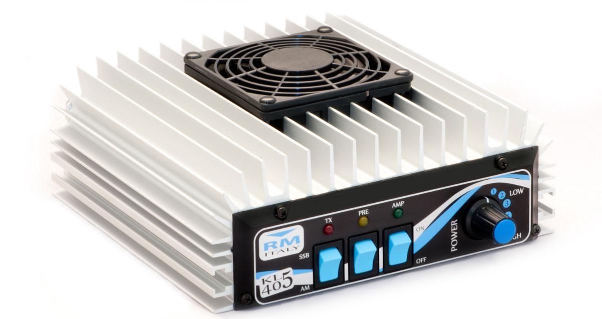RM KL 405 V KL405V HF LINEAR AMPLIFIER & FAN 200W FM 400W SSB HAM RADIO