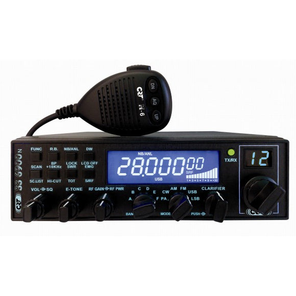 NEW CRT SS 6900 V V8 CB HAM RADIO NEW FM AM SSB VOX WITH NRC BOARD LATEST STANDARD MODEL WITH DIMMER CONTROL